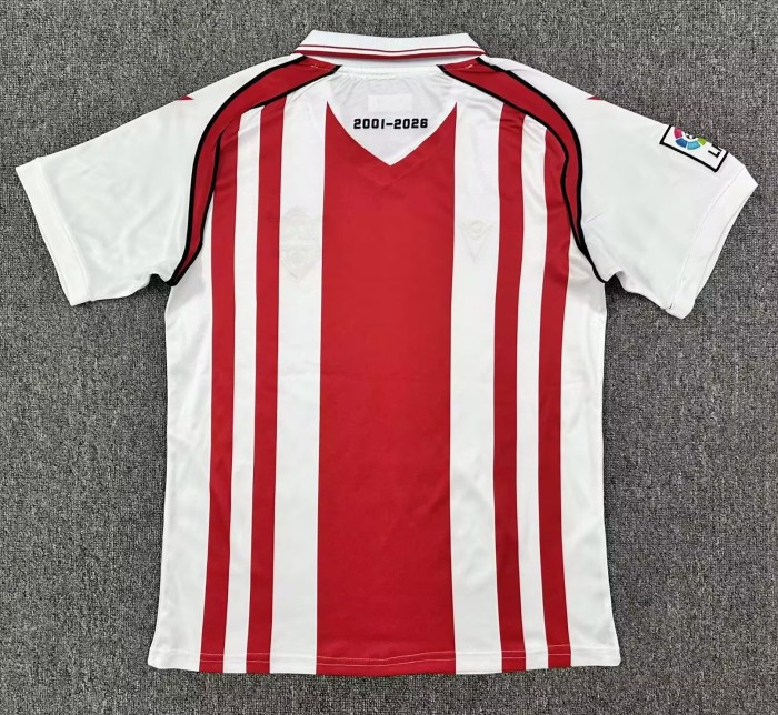 26-27 UD Almeria Retro Version Fans Soccer Jersey