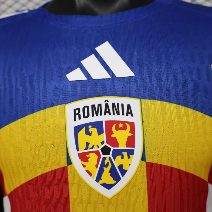 26-27 Romania Blue White Special Edition Player Version Soccer Jersey