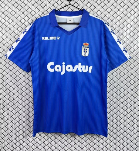 1992-1993 Real Oviedo Home Retro Soccer Jersey