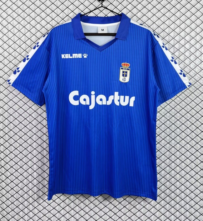 1992-1993 Real Oviedo Home Retro Soccer Jersey