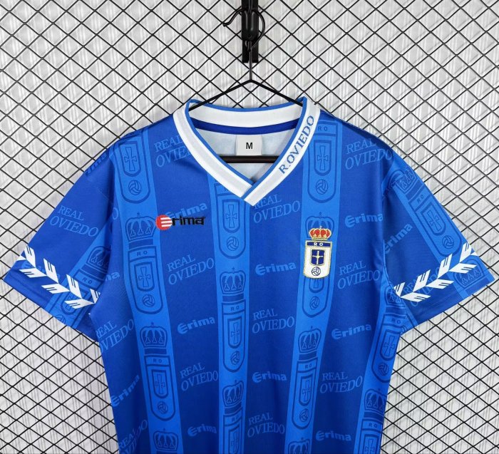 1998-1999 Real Oviedo Home Retro Soccer Jersey