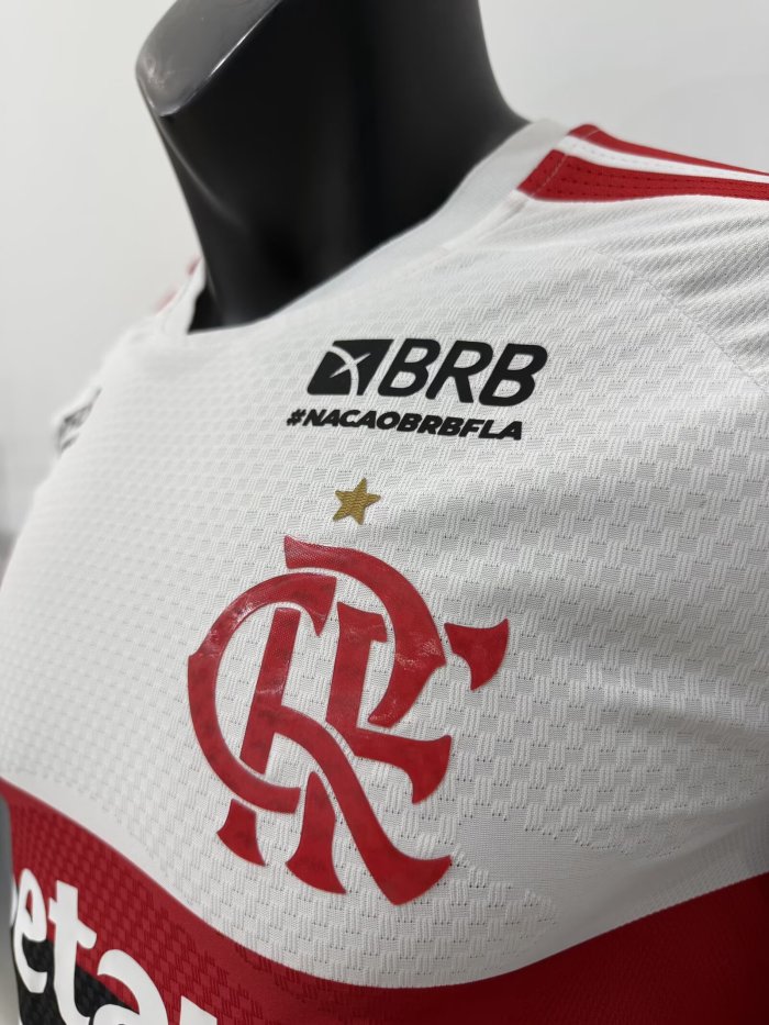 26-27 Flamengo Away Print All Sponsor Player Version Soccer Jersey*全广告