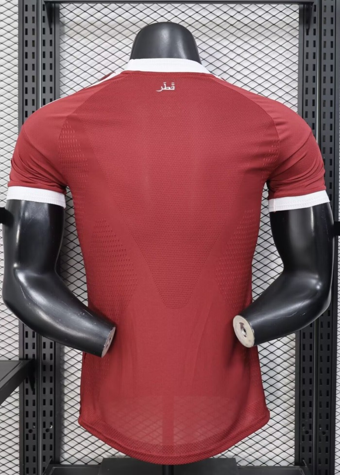 2026 Qatar Home Player Version Soccer Jersey