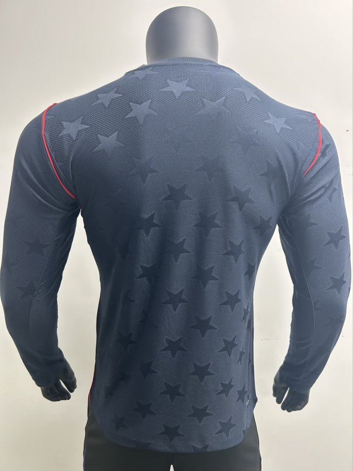 2026 World Cup USA Away Long Sleeve Player Version Soccer Jersey*长袖球员