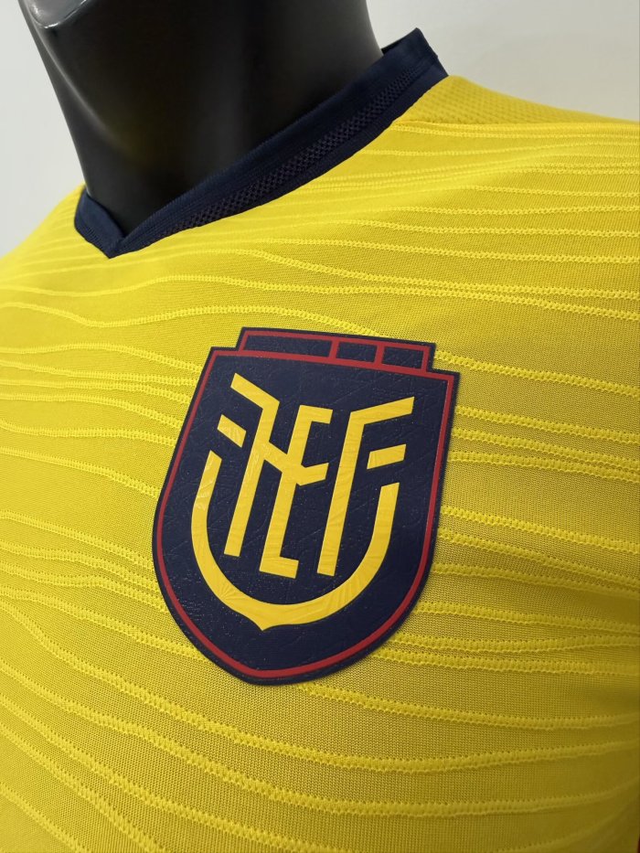 2026 Ecuador Home Player Version Soccer Jersey