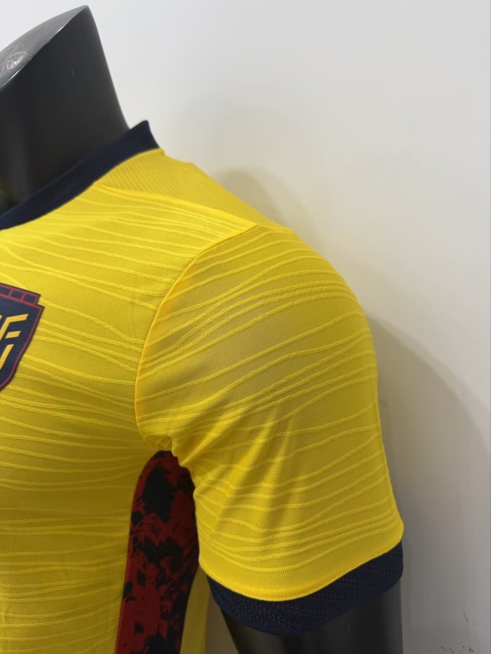 2026 Ecuador Home Player Version Soccer Jersey