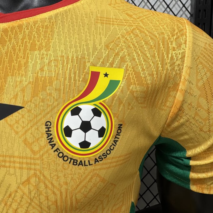 2026 Ghana Away Player Version Soccer Jersey
