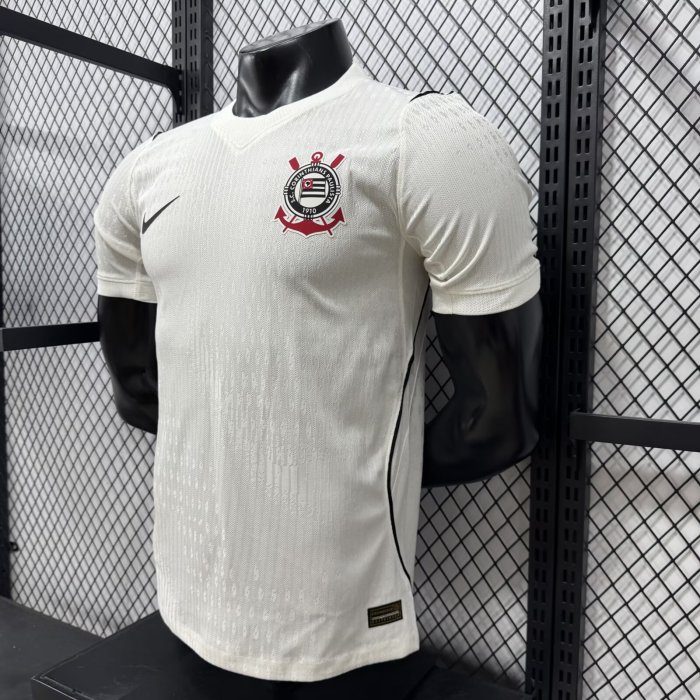 26-27 Corinthians Home Player Version Soccer Jersey