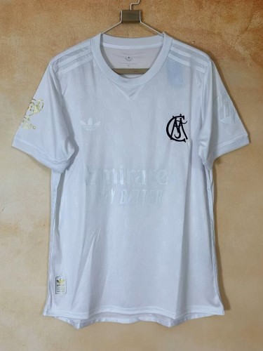 26-27 RMA White 120th Anniversary Edition Fans Soccer Jersey