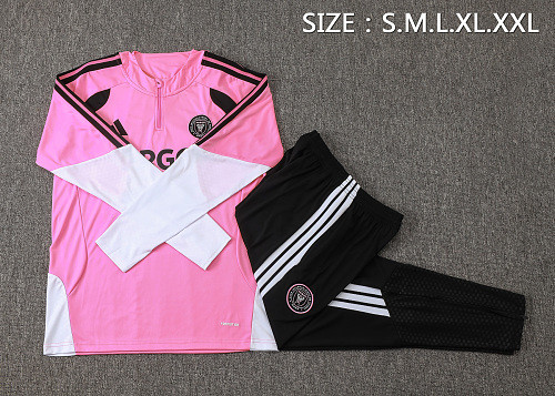 26-27 Inter Miami High Quality Half Pull Tracksuit