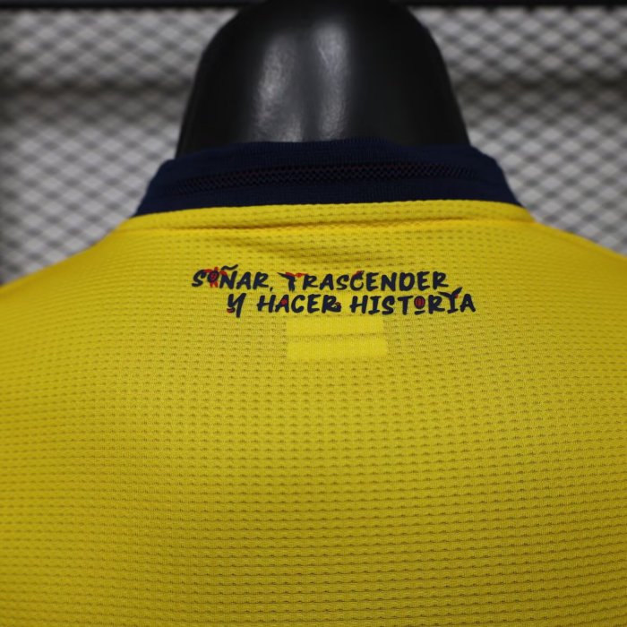 2026 Ecuador Home Player Version Soccer Jersey