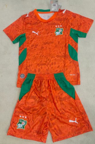 2026 Cote d'Ivoire Home Kids Soccer Jersey