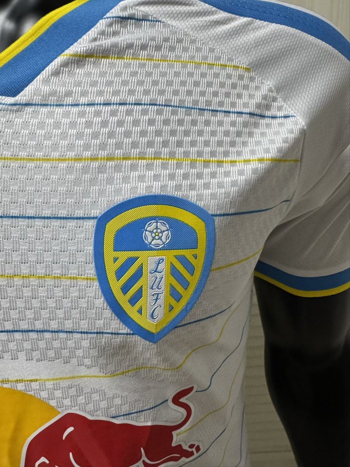 26-27 Leeds United Home Player Version Soccer Jersey