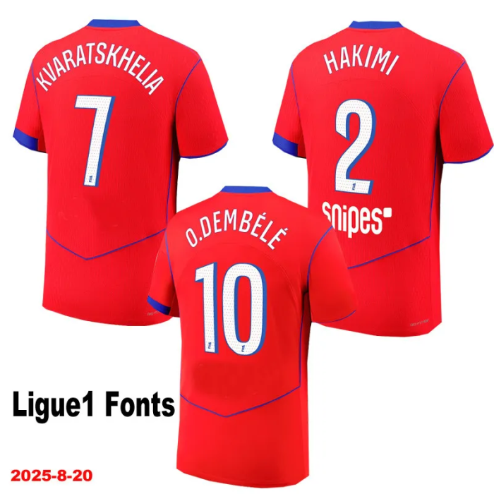 25-26 PSG Third Player Version Soccer Jersey