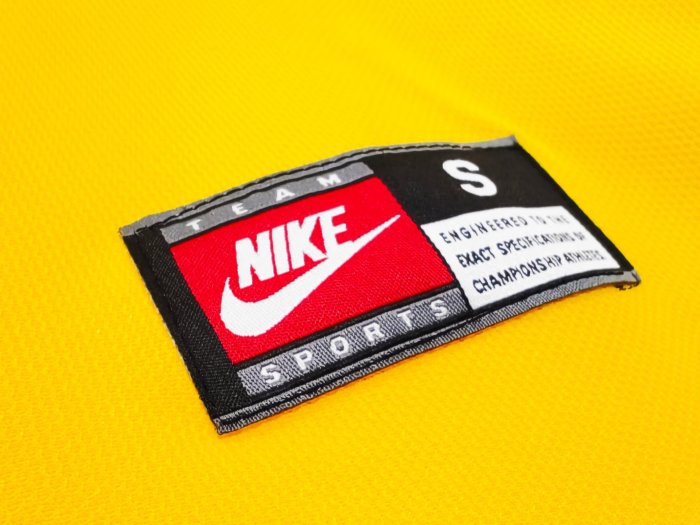1998 Brazil Home Retro Soccer Jersey*耐克标有蓝边