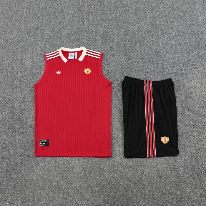 26-27 Man Utd High Quality Tank Top And Shorts Suit