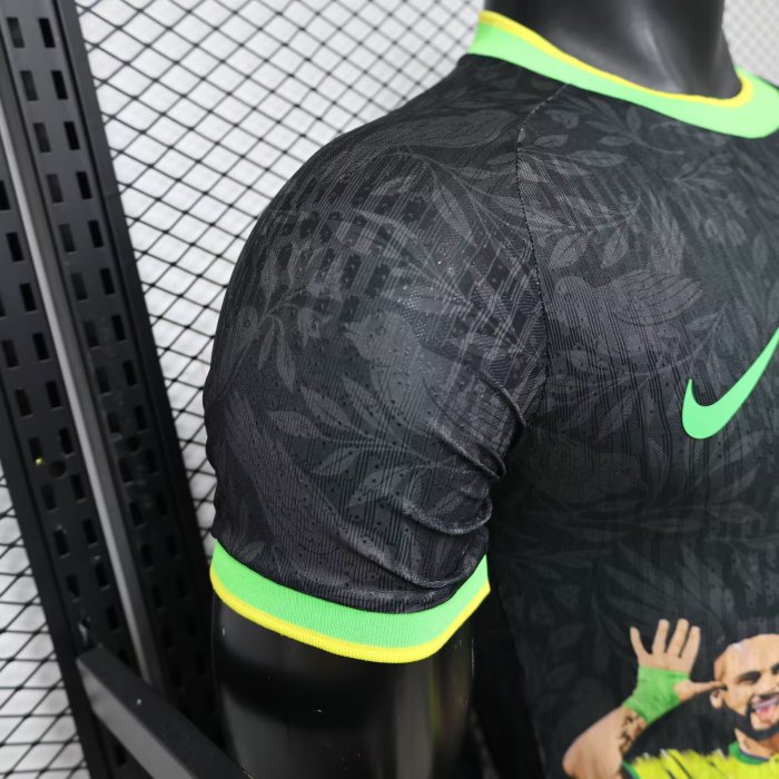 26-27 Brazil Black Special Edition Player Version Soccer Jersey