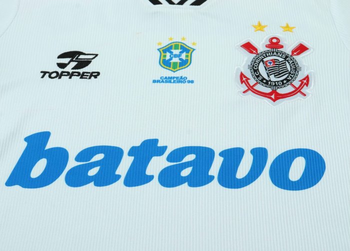 2000 Corinthians Home Retro Kids Soccer Jersey