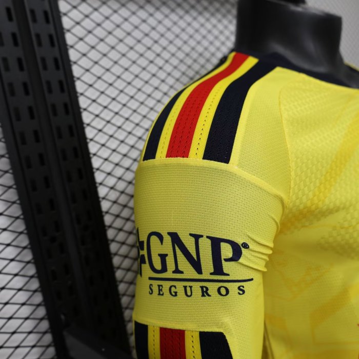 26-27 Club America Leaked Edition Home Long Sleeve Player Version Soccer Jersey*长袖球员