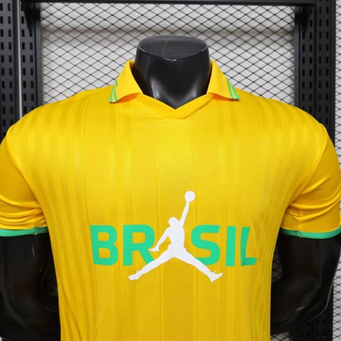 26-27 Brazil Yellow Casual Version Player Version Soccer Jersey