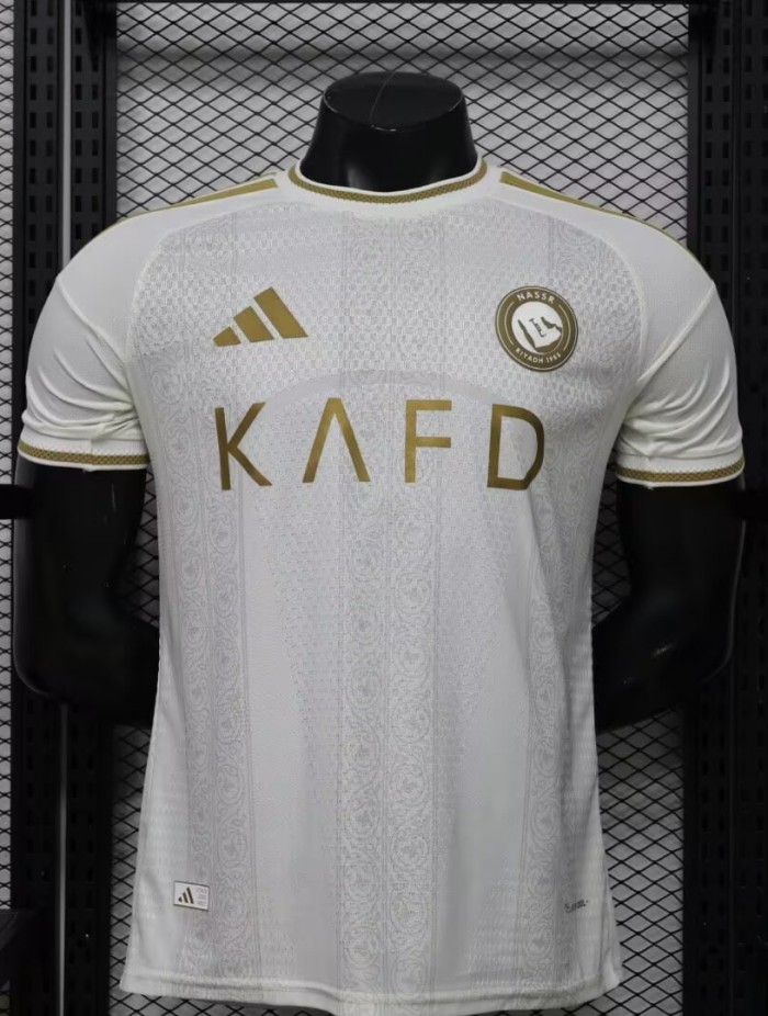 26-27 AL-Nassr Leaked Edition Away Player Version Soccer Jersey*带广告