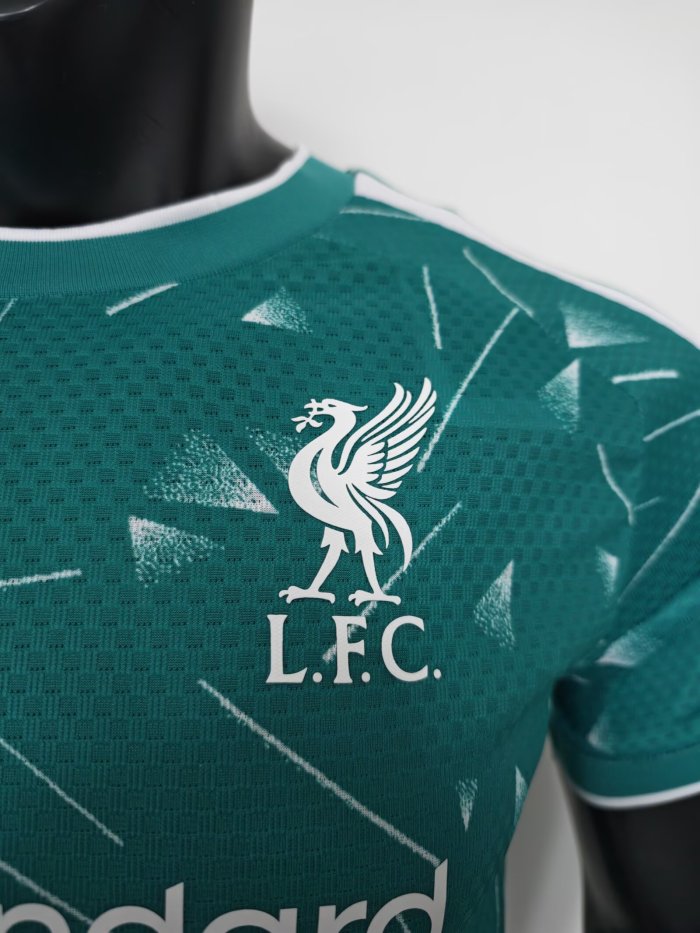 26-27 LIV Green Goalkeeper Player Version Soccer Jersey