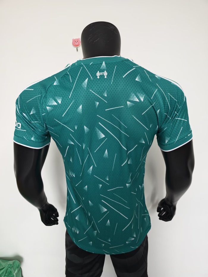 26-27 LIV Green Goalkeeper Player Version Soccer Jersey