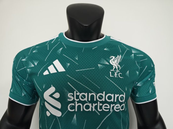 26-27 LIV Green Goalkeeper Player Version Soccer Jersey