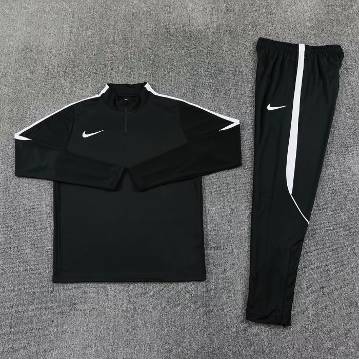 2026 NK Black violet Half Pull Tracksuit