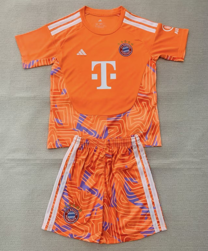 26-27 Bayern Orange Goalkeeper Adult Suit