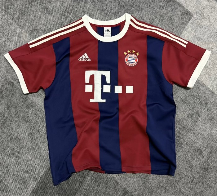 26-27 Bayern Red Blue Short sleeves Loose And Thickened Hoody