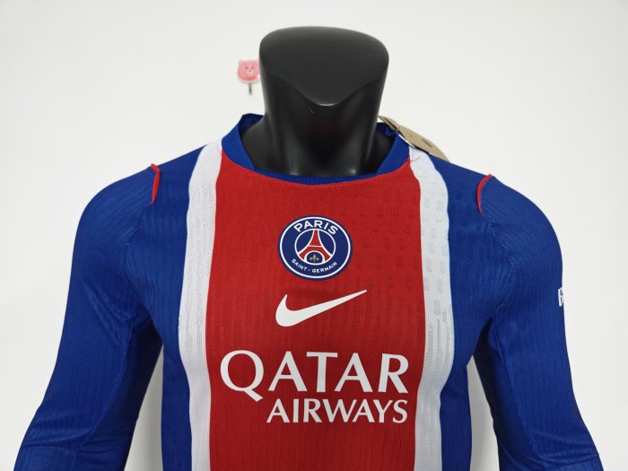 26-27 PSG Home Leaked Edition Long Sleeve Player Version Soccer Jersey (长袖球员)