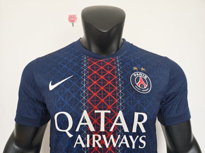 25-26 PSG Home Player Version Soccer Jersey (With 2 Star)*两颗星