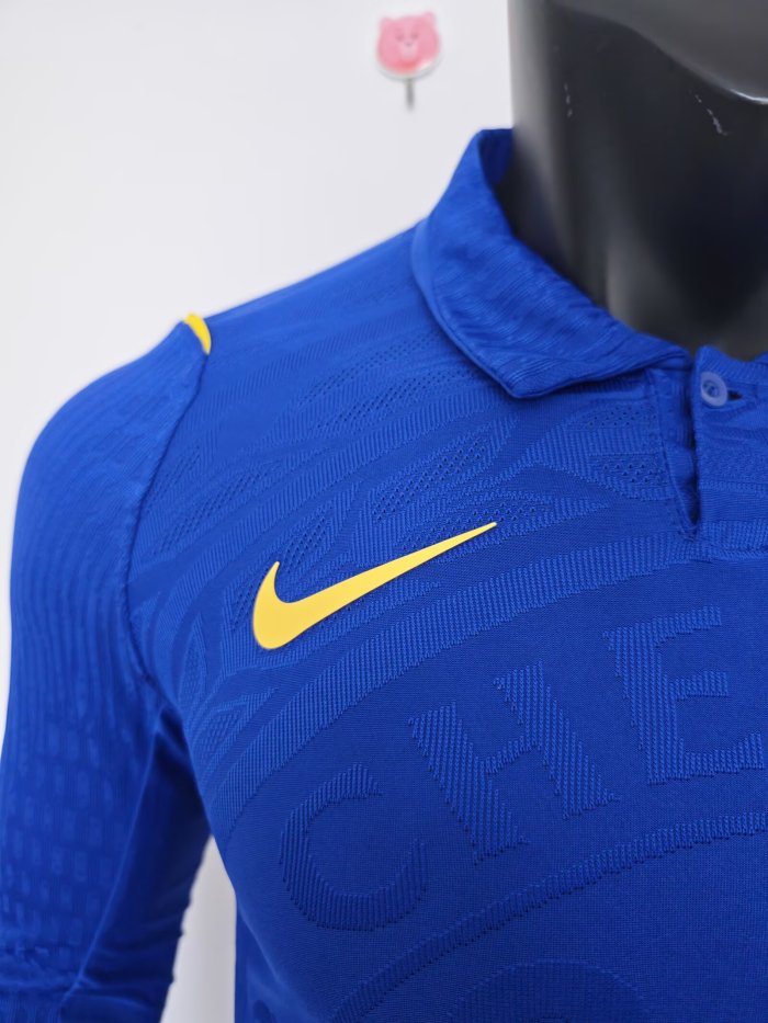 26-27 CHE Home Leaked Edition Long Sleeve Player Version Soccer Jersey*长袖球员