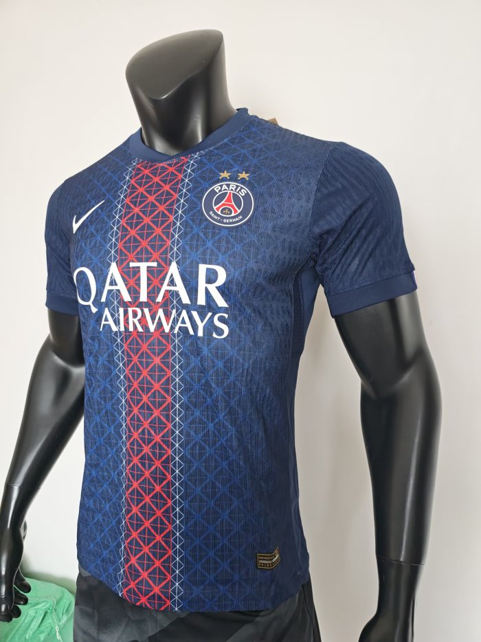 25-26 PSG Home Player Version Soccer Jersey (With 2 Star)*两颗星