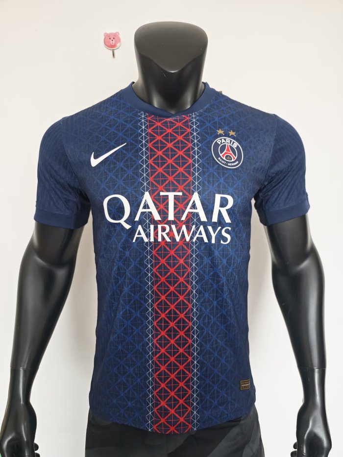 25-26 PSG Home Player Version Soccer Jersey (With 2 Star)*两颗星