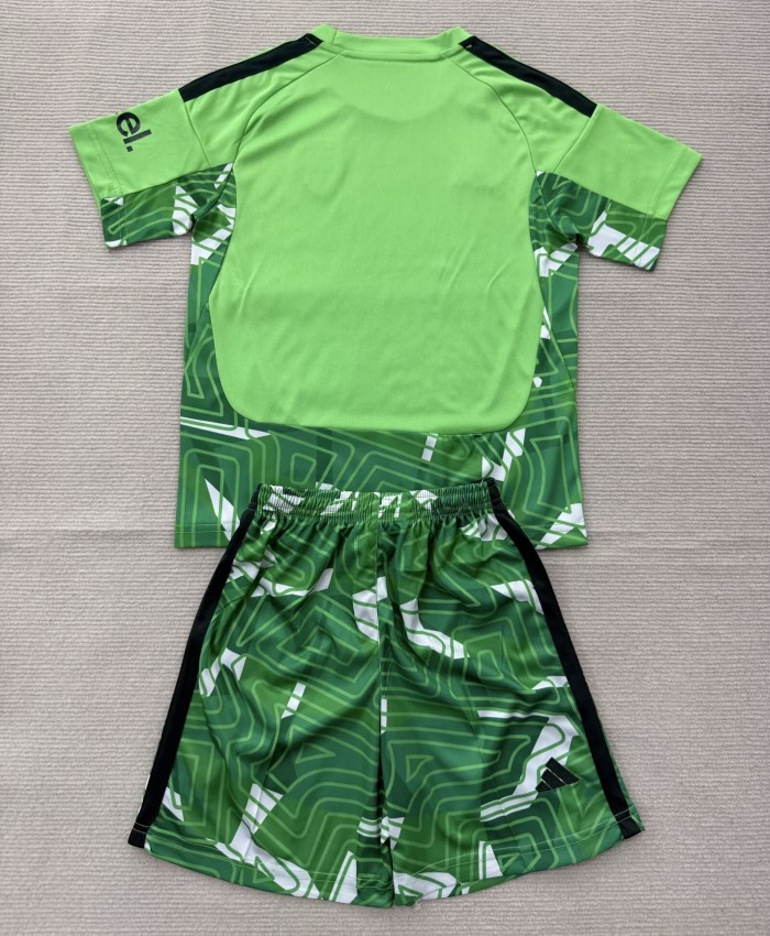 26-27 ARS Green GoalKeeper Kids Soccer Jersey