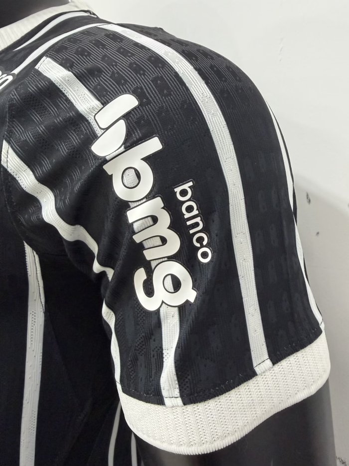 26-27 Corinthians Away Print All Sponsor Player Version Soccer Jersey*全广告