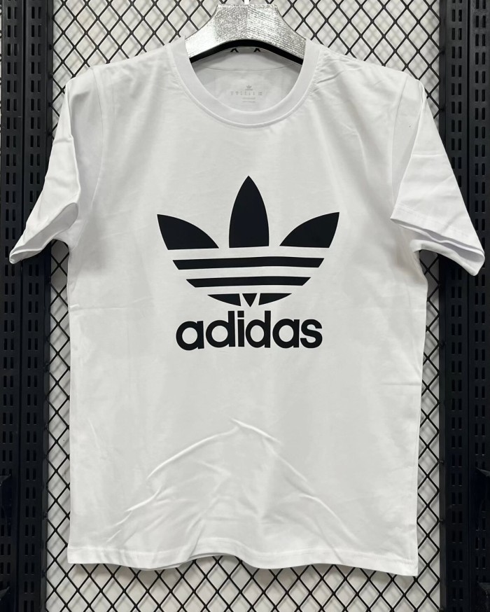 2026 AD White High Quality Pure Cotton Casual T-Shirt