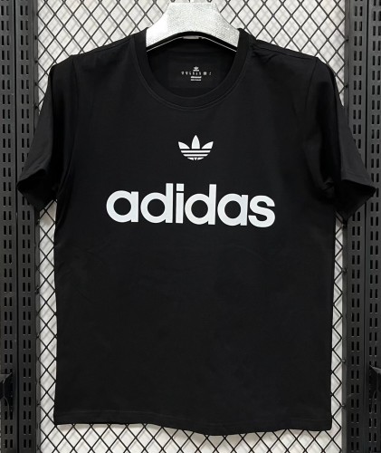 2026 AD Black High Quality Pure Cotton Casual T-Shirt