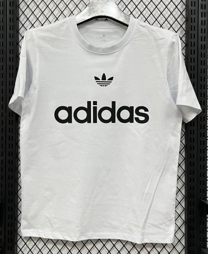 2026 AD White High Quality Pure Cotton Casual T-Shirt
