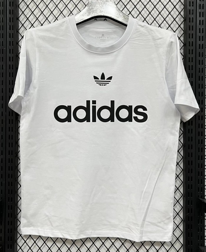 2026 AD White High Quality Pure Cotton Casual T-Shirt