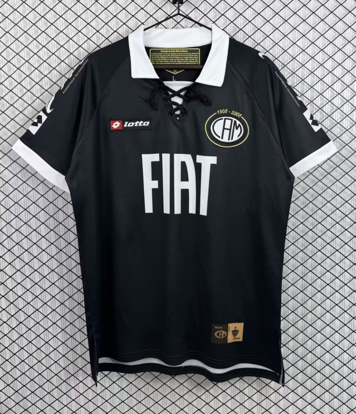 1908-2008 Atletico Mineiro 100th Anniversary Edition Retro Soccer Jersey