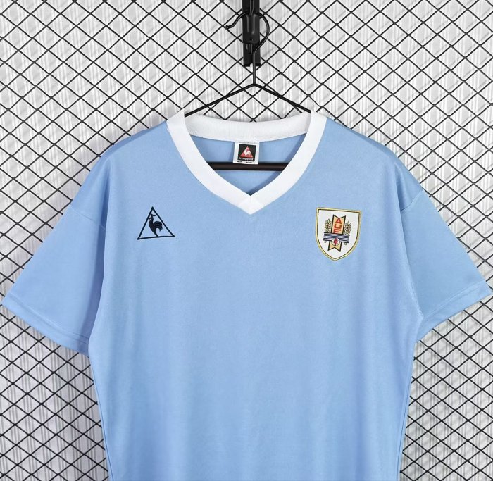 1986 Uruguay Home Retro Soccer Jersey