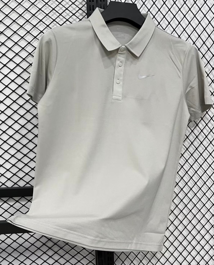2026 NK Grey High Quality Polo Short Sleeve