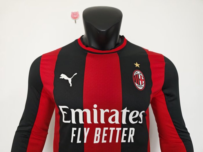 26-27 ACM Home Long Sleeve Player Version Soccer Jersey (长袖球员)