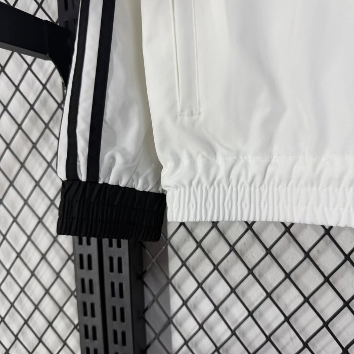 2026 Germany White Retro Windbreaker