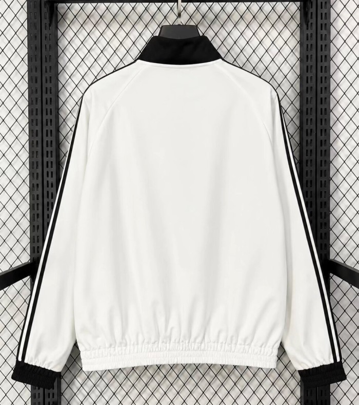 2026 Germany White Retro Windbreaker