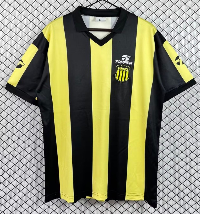 1987 CA Penarol Home Fans Soccer Jersey