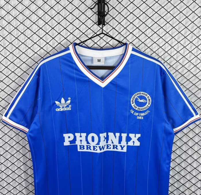 1983-1984  Brighton Home Retro Soccer Jersey